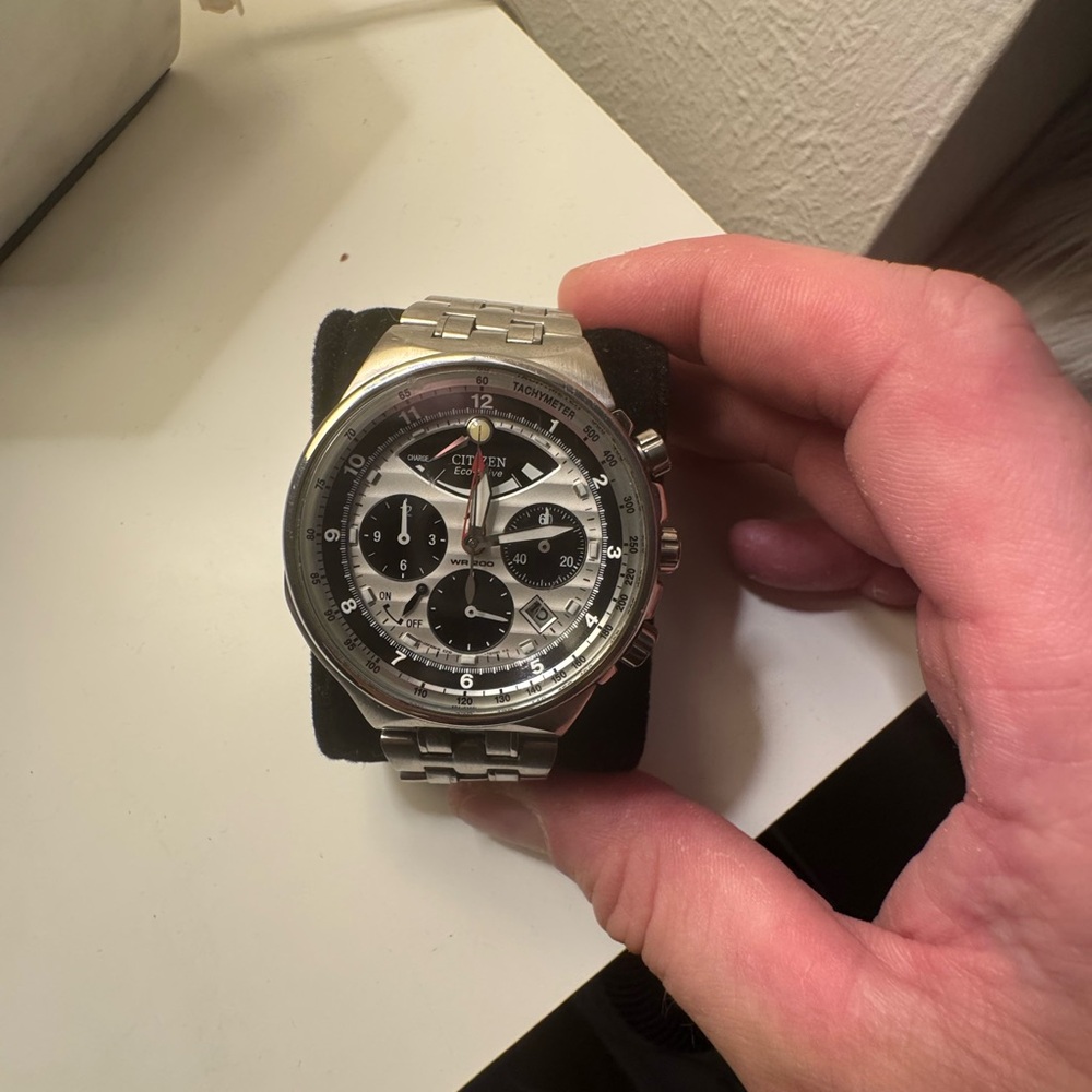 Citizen Silver and Black Men's Watch